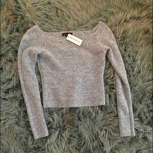 PACSUN Kendall and Kylie Sweater Gray Medium